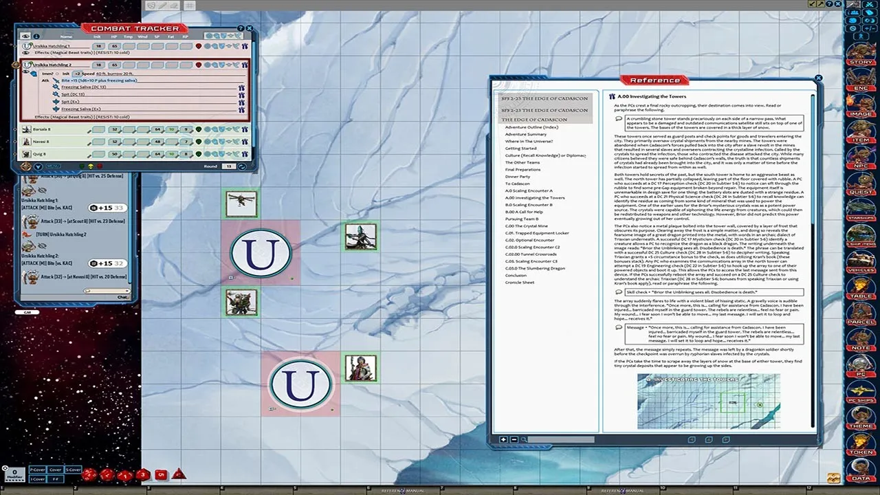 Fantasy Grounds - Starfinder RPG - Starfinder Society Scenario #2-23: The Edge of Cadascon Screenshot 4
