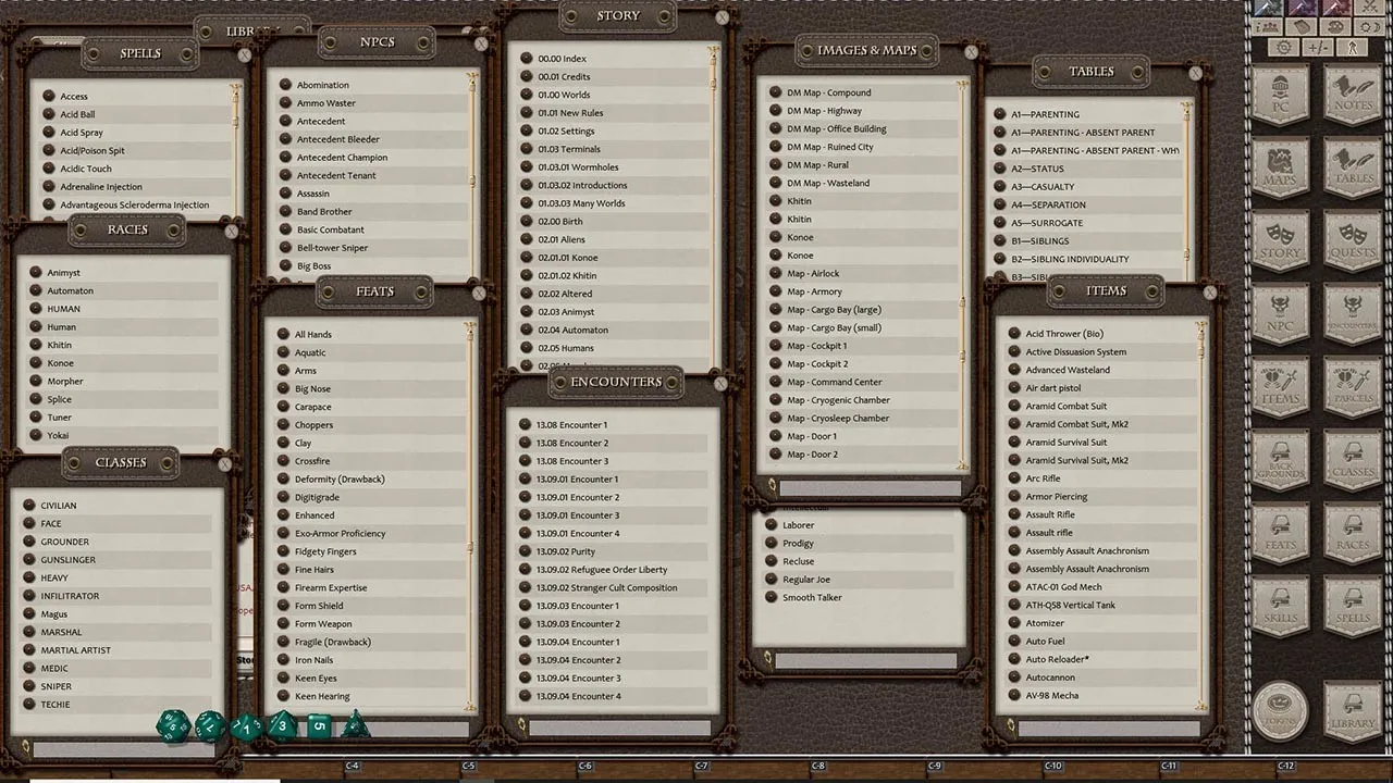 Fantasy Grounds - Ultramodern5 REDUX Screenshot 1