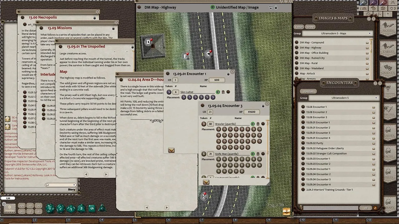 Fantasy Grounds - Ultramodern5 REDUX Screenshot 3