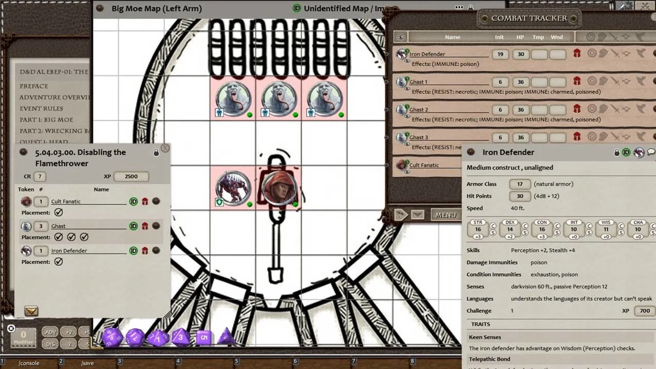 Fantasy Grounds - D&D Adventurers League EB-EP-01 The Iron Titan Screenshot 4