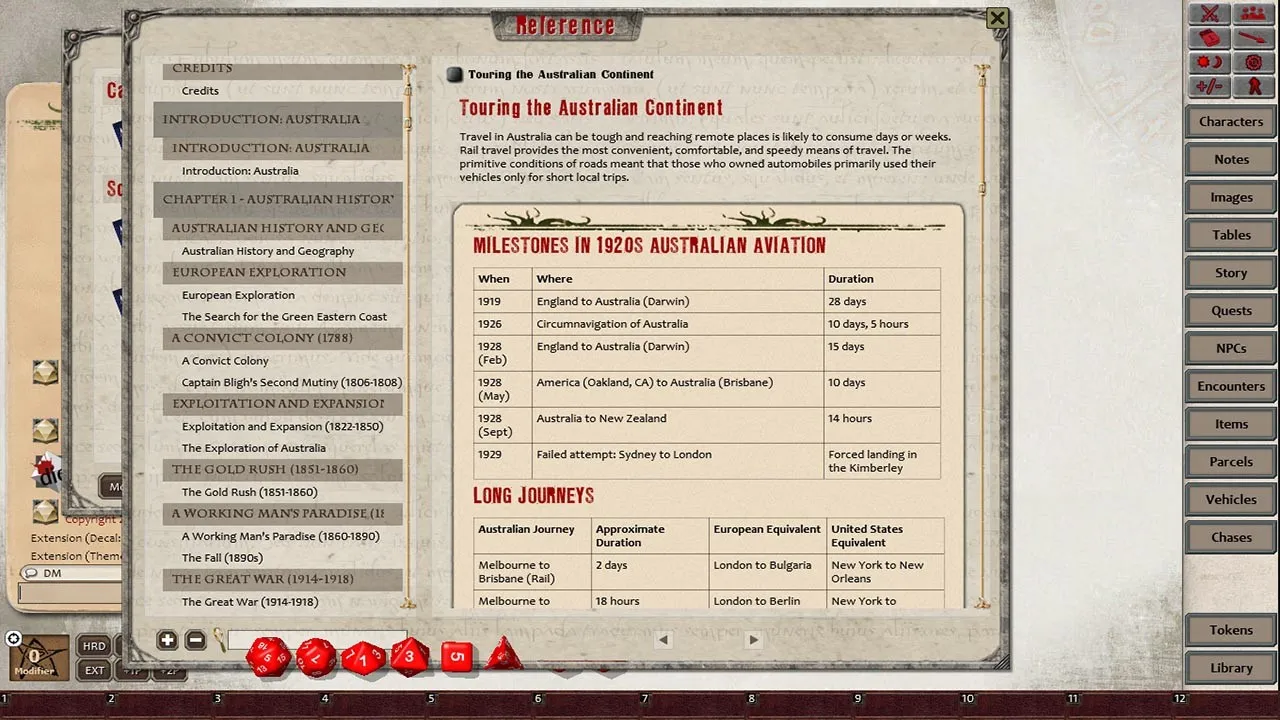 Fantasy Grounds - Terror Australis - 2nd Edition Screenshot 1