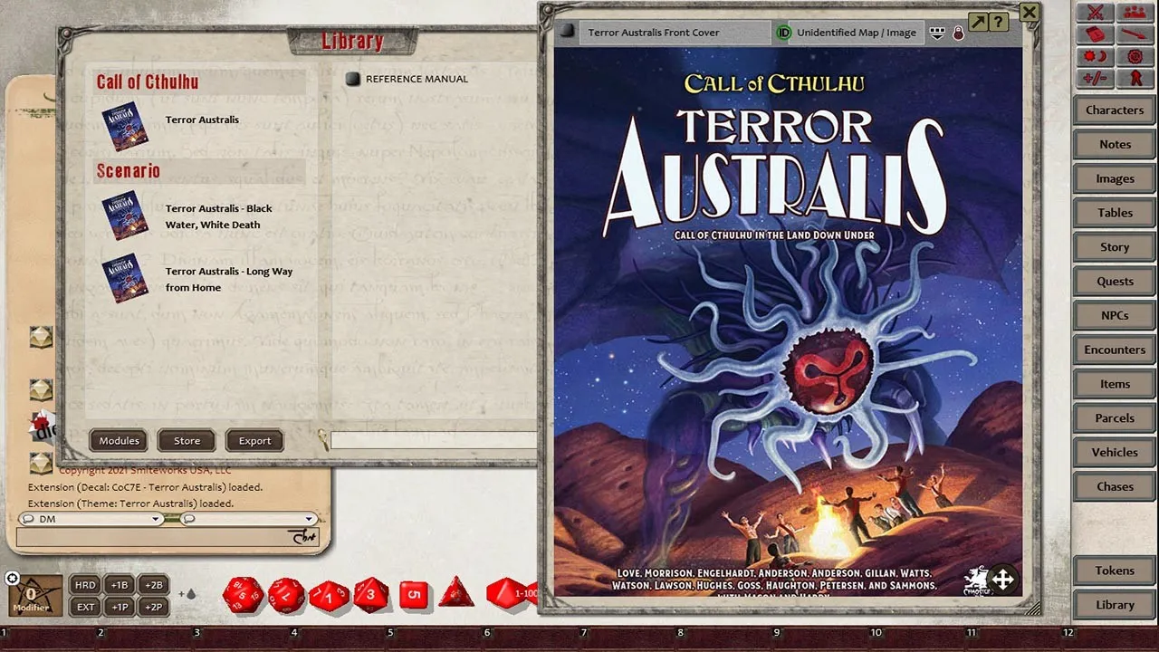Fantasy Grounds - Terror Australis - 2nd Edition Screenshot 6