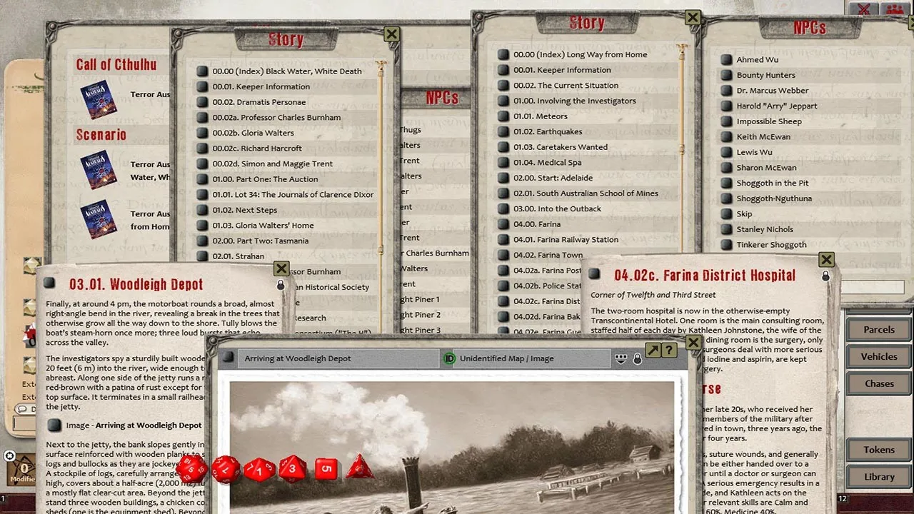 Fantasy Grounds - Terror Australis - 2nd Edition Screenshot 3