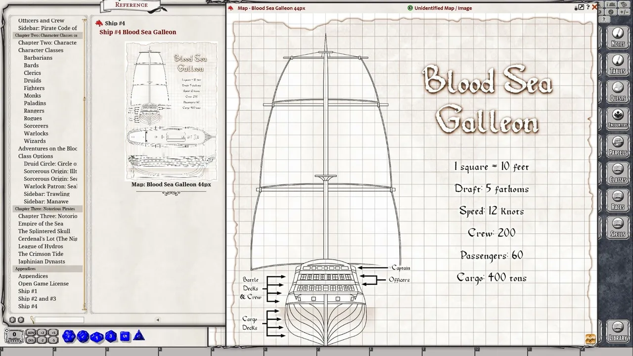 Fantasy Grounds - Blood Sea: the Crimson Abyss Screenshot 5