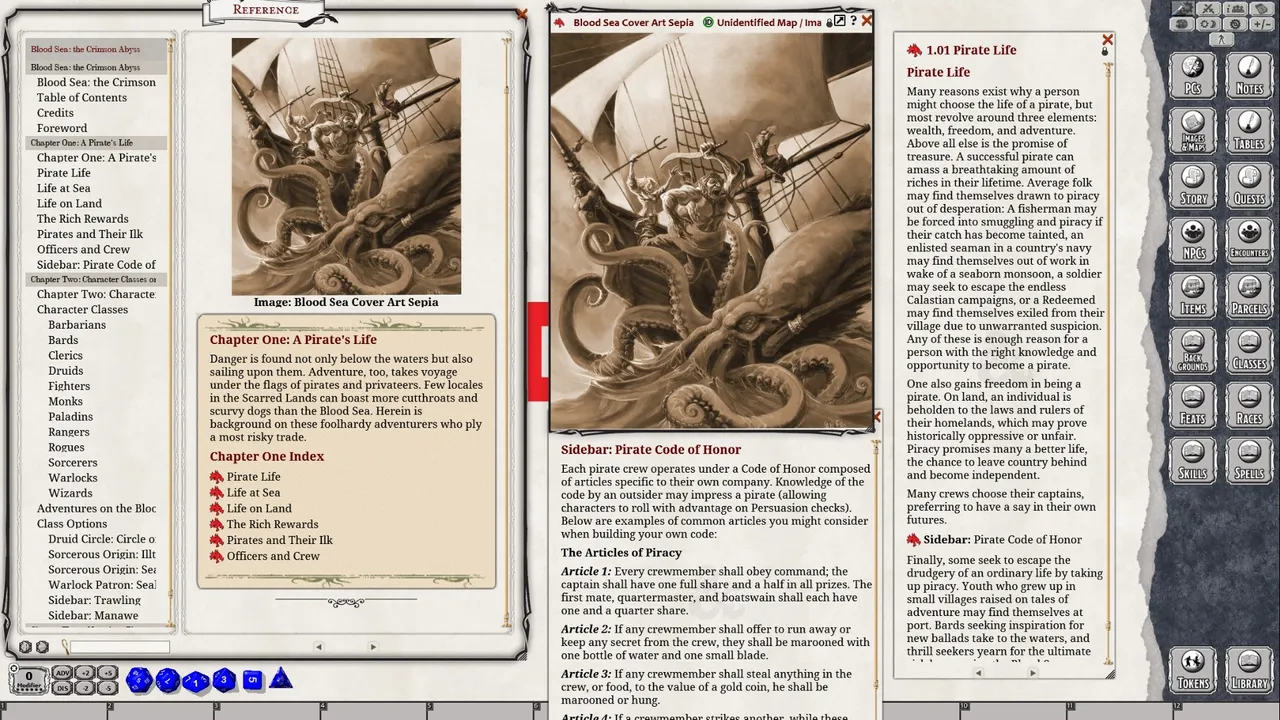 Fantasy Grounds - Blood Sea: the Crimson Abyss Screenshot 2