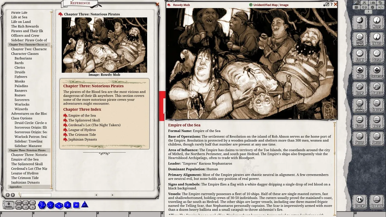 Fantasy Grounds - Blood Sea: the Crimson Abyss Screenshot 4