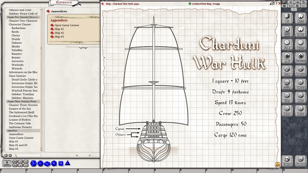 Fantasy Grounds - Blood Sea: the Crimson Abyss Screenshot 1