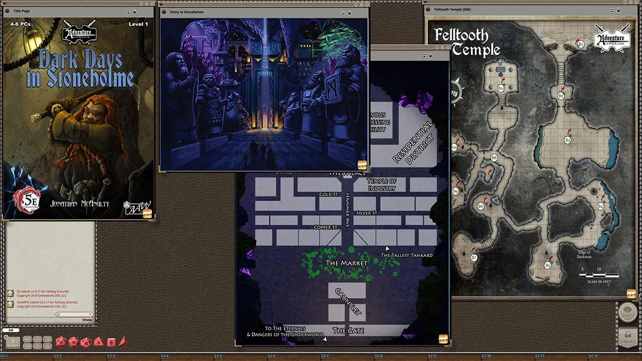 Fantasy Grounds - U01: Dark Days in Stoneholme Screenshot 0