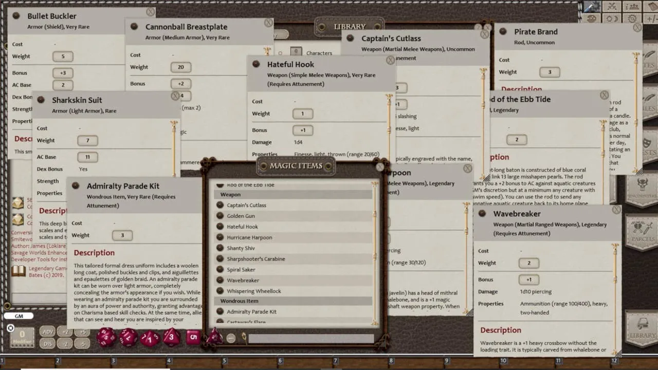 Fantasy Grounds - Treasury of the Fleet Screenshot 1