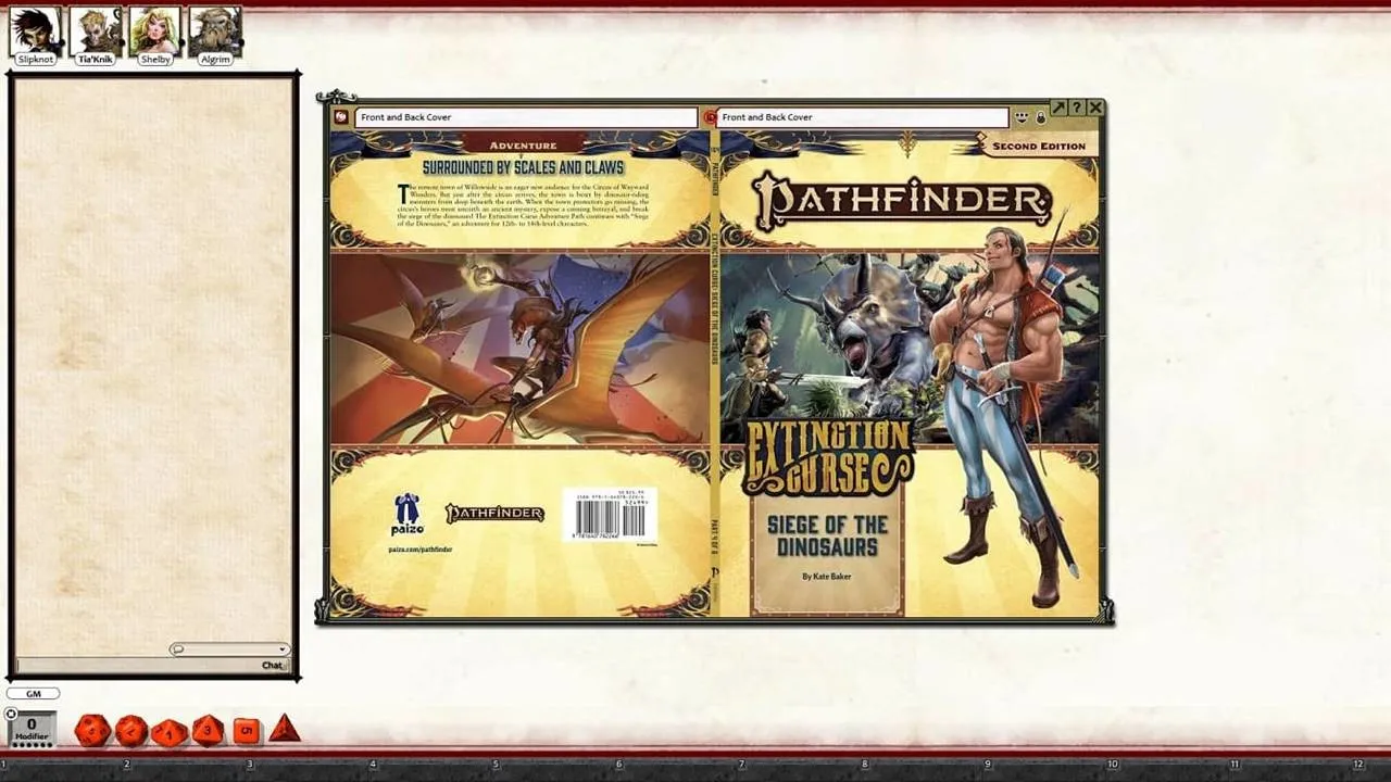 Fantasy Grounds - Pathfinder 2 RPG - Extinction Curse AP 4: Siege of the Dinosaurs Screenshot 3