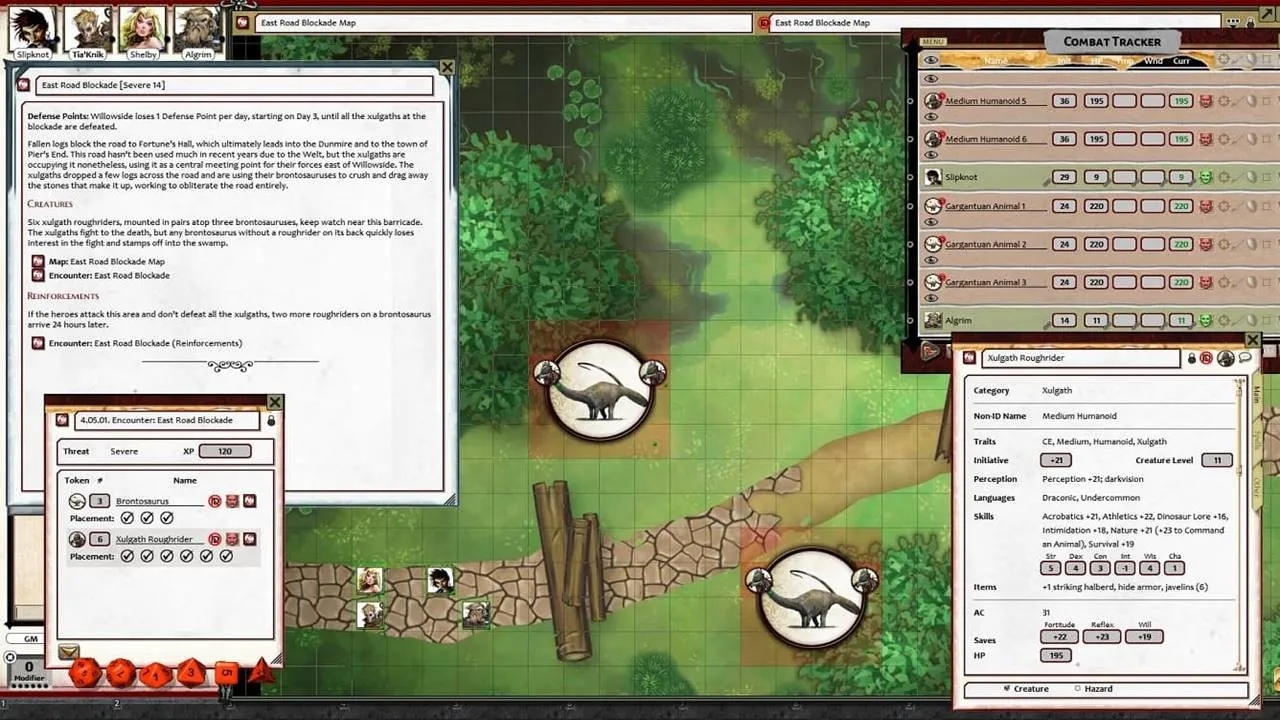 Fantasy Grounds - Pathfinder 2 RPG - Extinction Curse AP 4: Siege of the Dinosaurs Screenshot 2