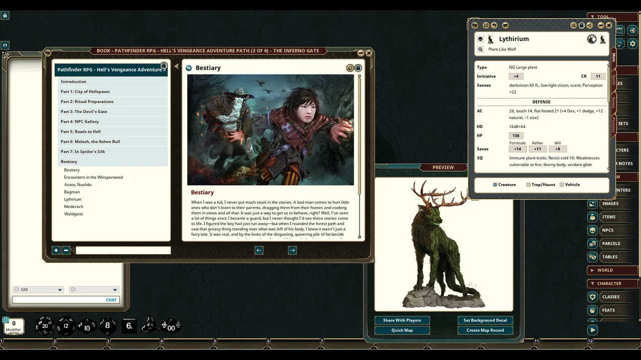 Fantasy Grounds - Pathfinder RPG - Hell's Vengeance AP 3: The Inferno Gate Screenshot 1
