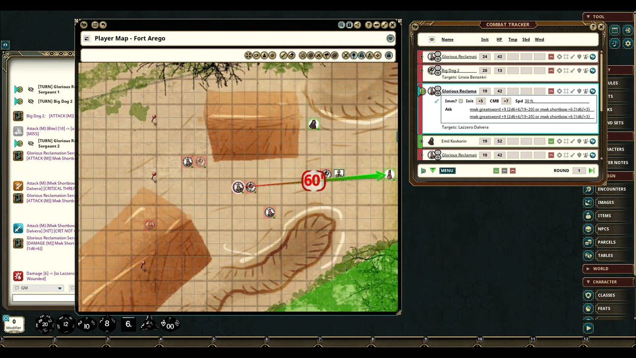 Fantasy Grounds - Pathfinder RPG - Hell's Vengeance AP 3: The Inferno Gate Screenshot 3