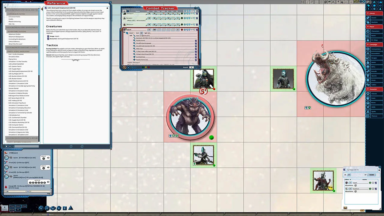 Fantasy Grounds - Starfinder RPG - Devastation Ark AP 3: Dominion’s End Screenshot 5