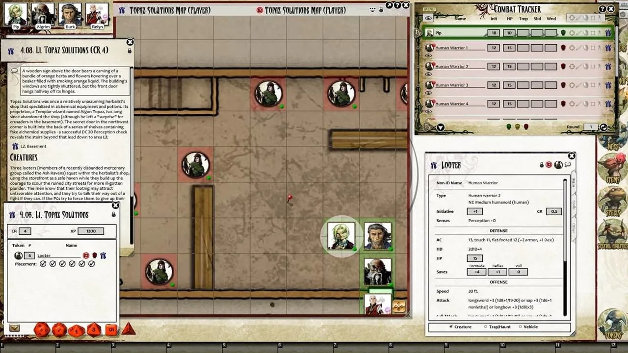 Fantasy Grounds - Pathfinder RPG - Wrath of the Righteous AP 1: The Worldwound Incursion Screenshot 4