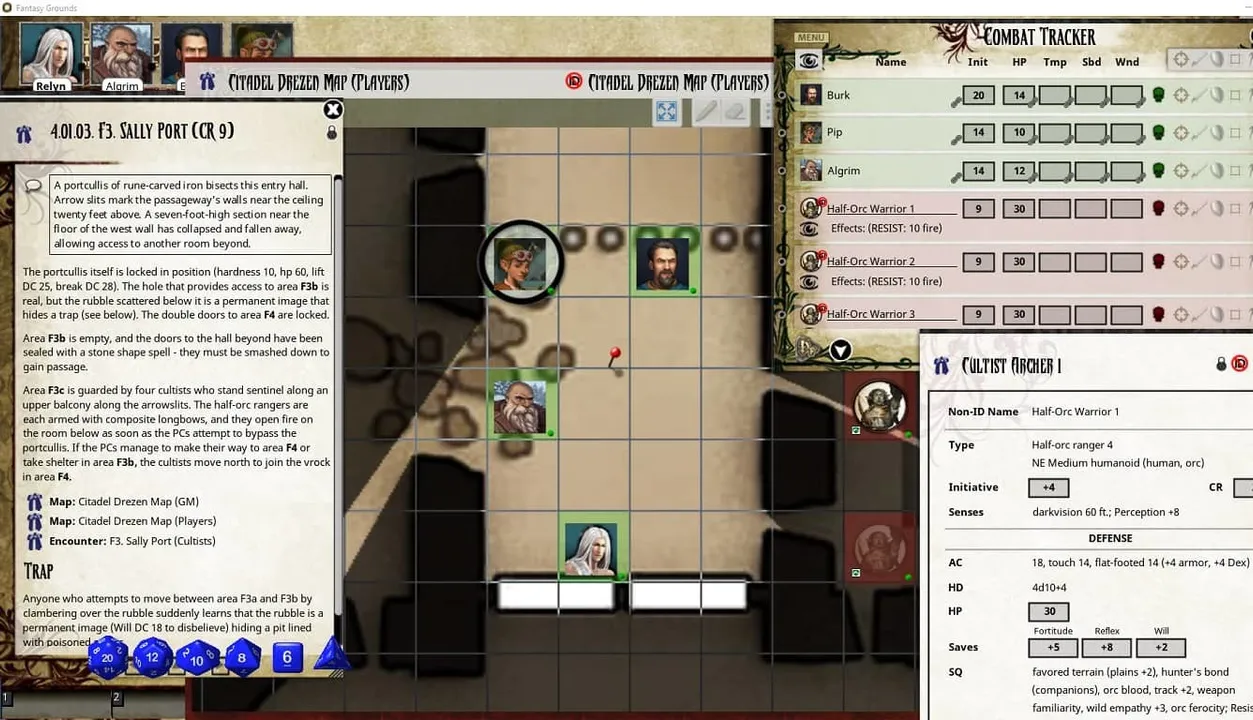 Fantasy Grounds - Pathfinder RPG - Wrath of the Righteous AP 2: Sword of Valor Screenshot 3