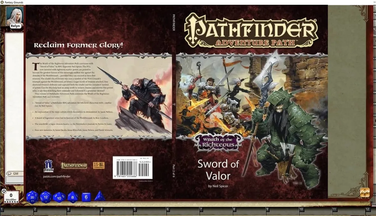 Fantasy Grounds - Pathfinder RPG - Wrath of the Righteous AP 2: Sword of Valor Screenshot 0