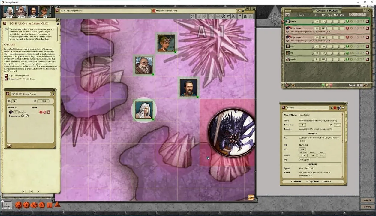 Fantasy Grounds - Pathfinder RPG - Wrath of the Righteous AP 4: The Midnight Isles Screenshot 3