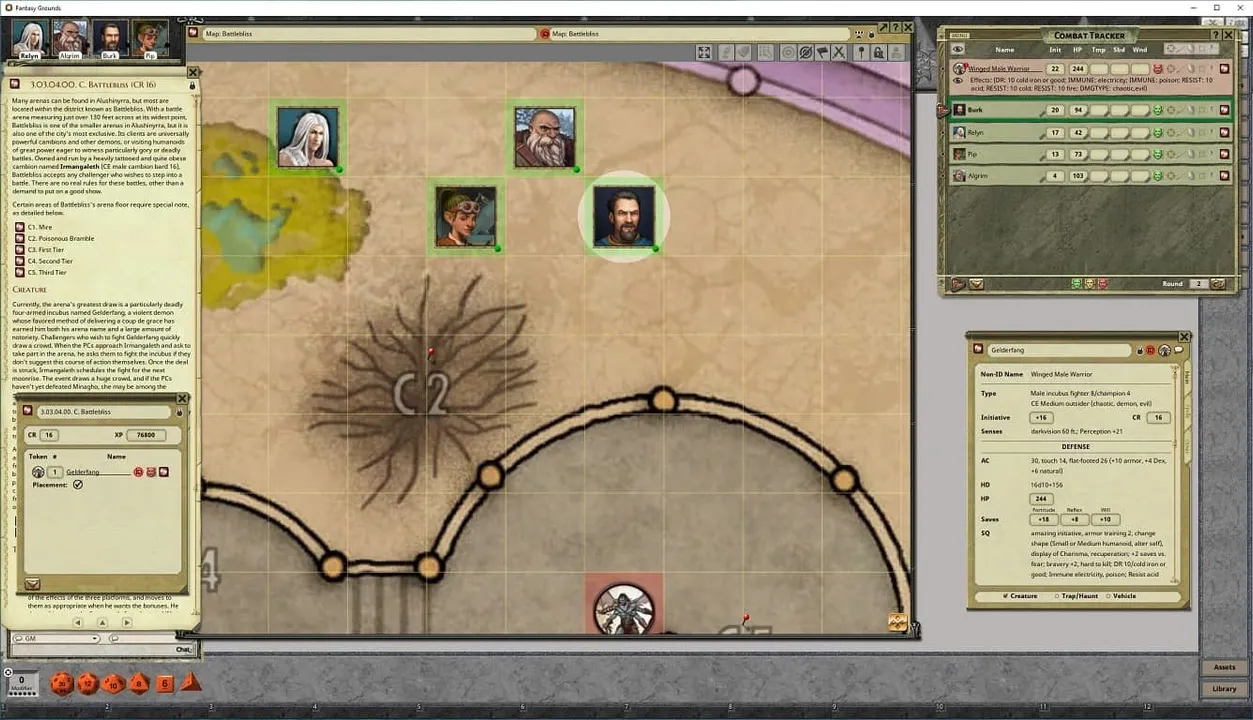 Fantasy Grounds - Pathfinder RPG - Wrath of the Righteous AP 4: The Midnight Isles Screenshot 4