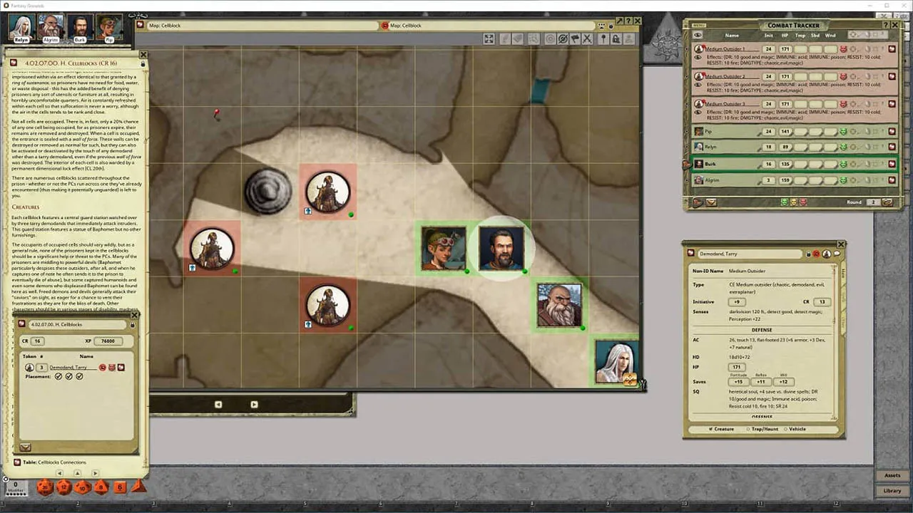 Fantasy Grounds - Pathfinder RPG - Wrath of the Righteous AP 5: Herald of the Ivory Labyrinth Screenshot 4