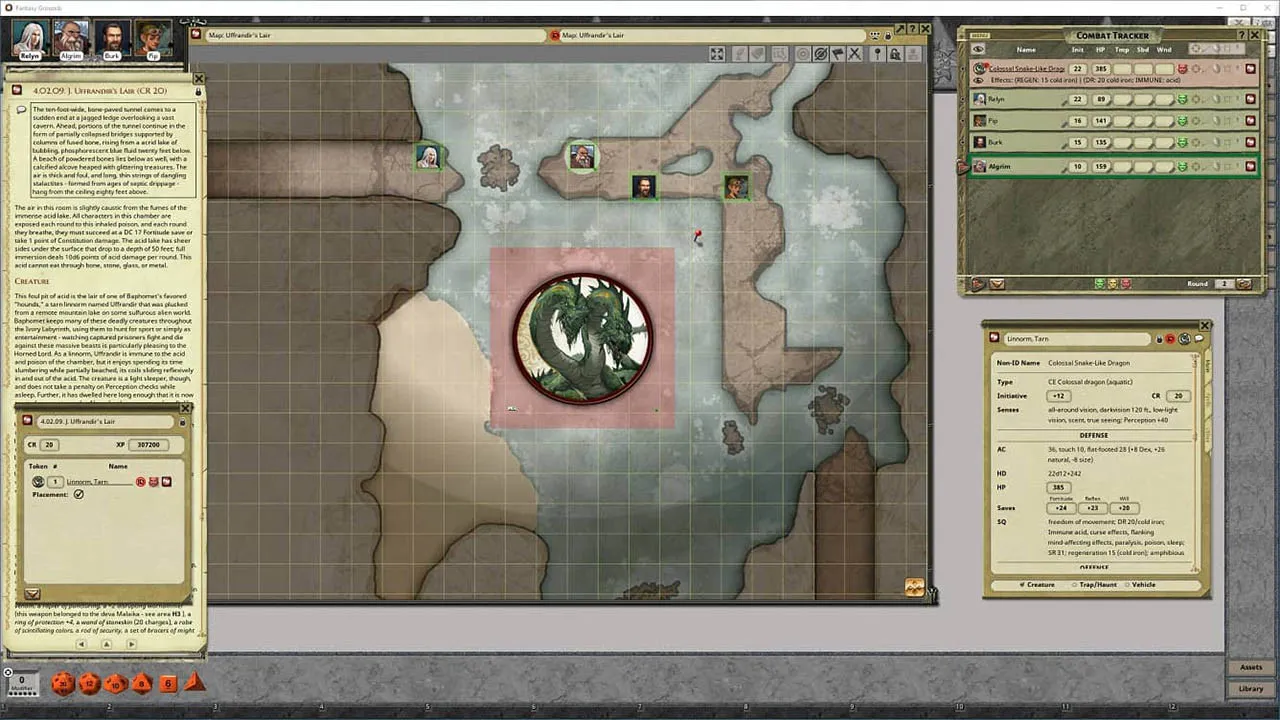 Fantasy Grounds - Pathfinder RPG - Wrath of the Righteous AP 5: Herald of the Ivory Labyrinth Screenshot 5