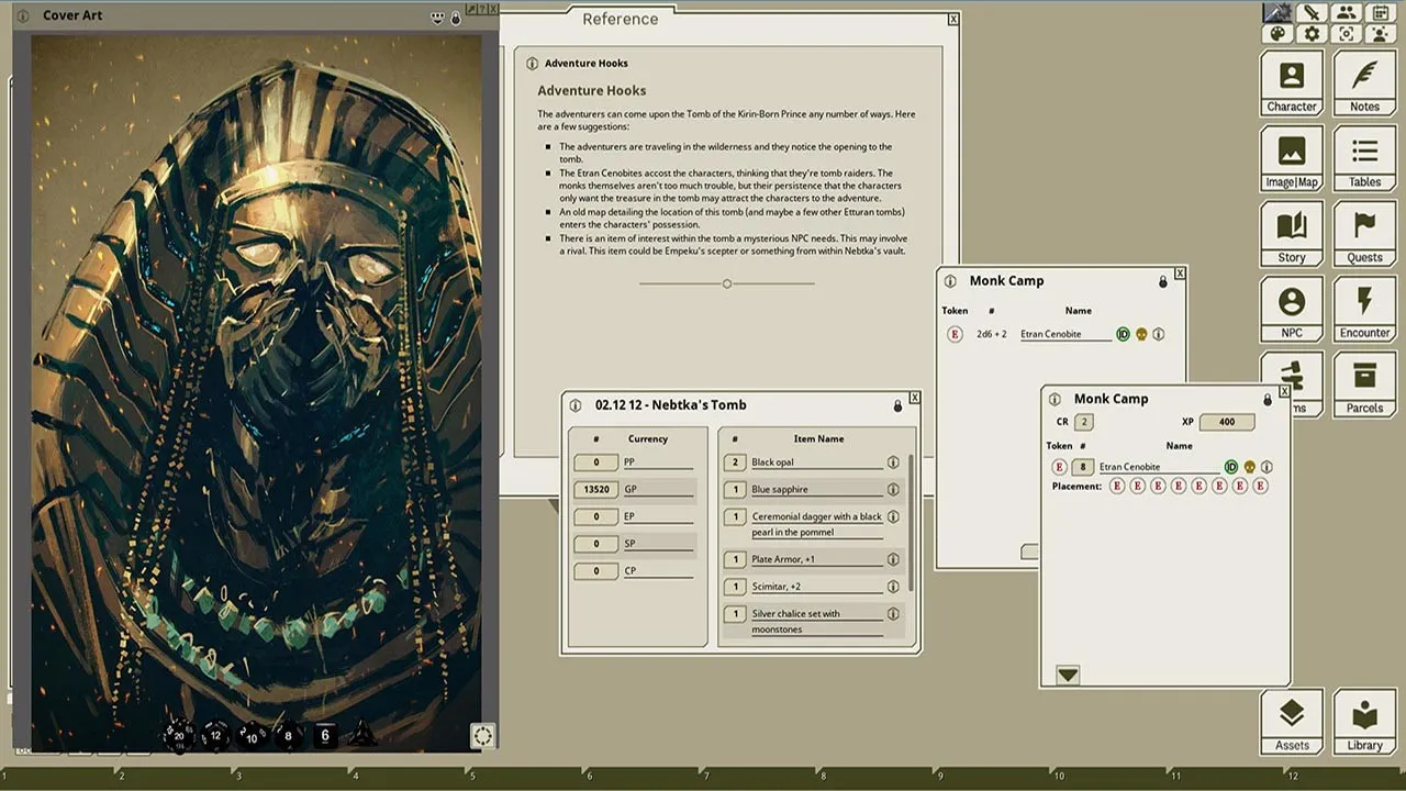 Fantasy Grounds - Tomb of the Kirin-Born Prince Screenshot 2