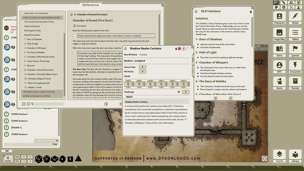 Fantasy Grounds - Tomb of the Kirin-Born Prince Screenshot 3