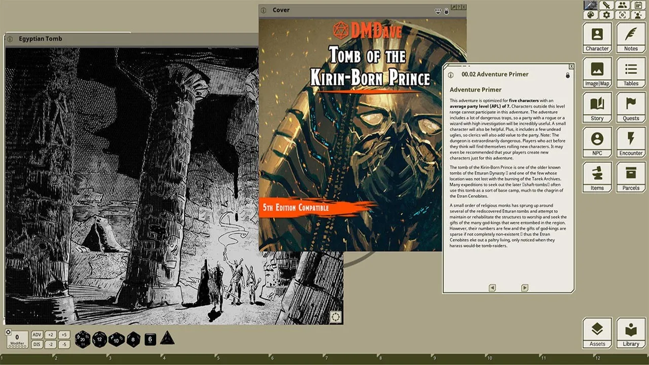 Fantasy Grounds - Tomb of the Kirin-Born Prince Screenshot 5