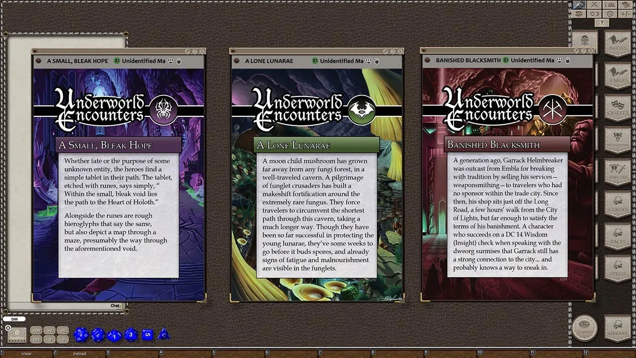 Fantasy Grounds - Rise of the Drow: Underworld Encounters Screenshot 4