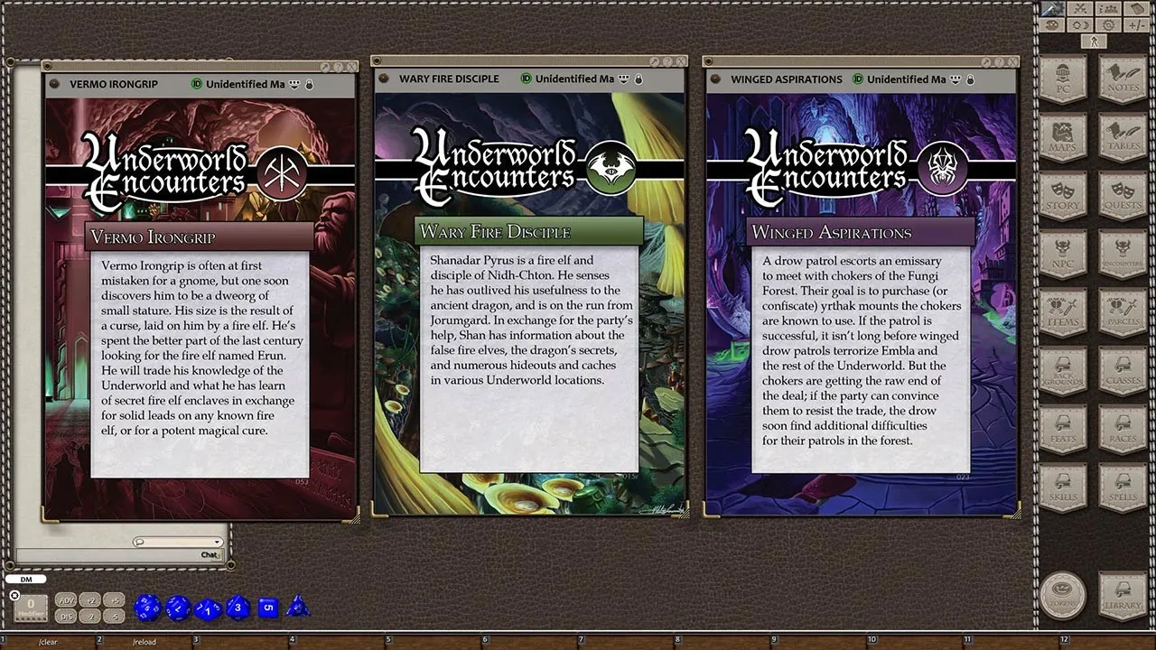 Fantasy Grounds - Rise of the Drow: Underworld Encounters Screenshot 2
