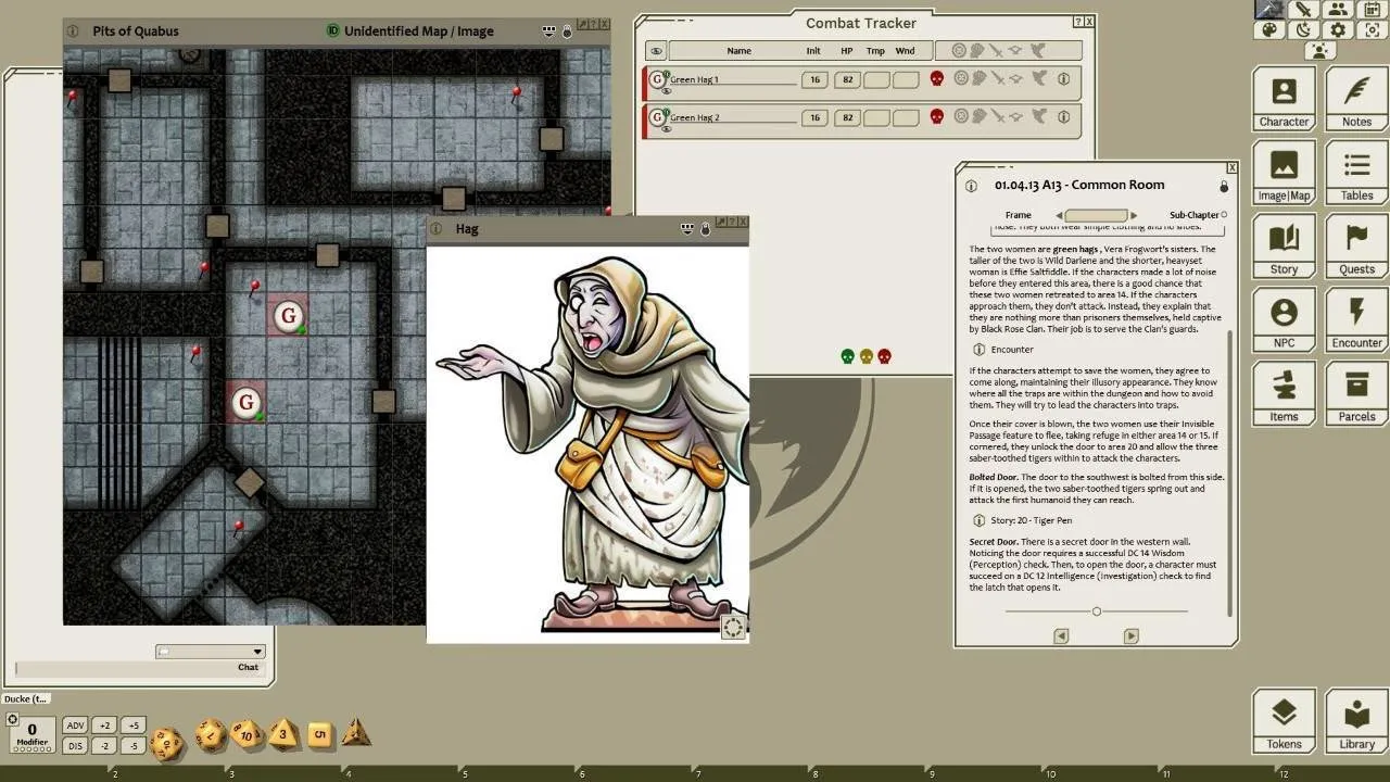 Fantasy Grounds - Into Quabus Screenshot 0