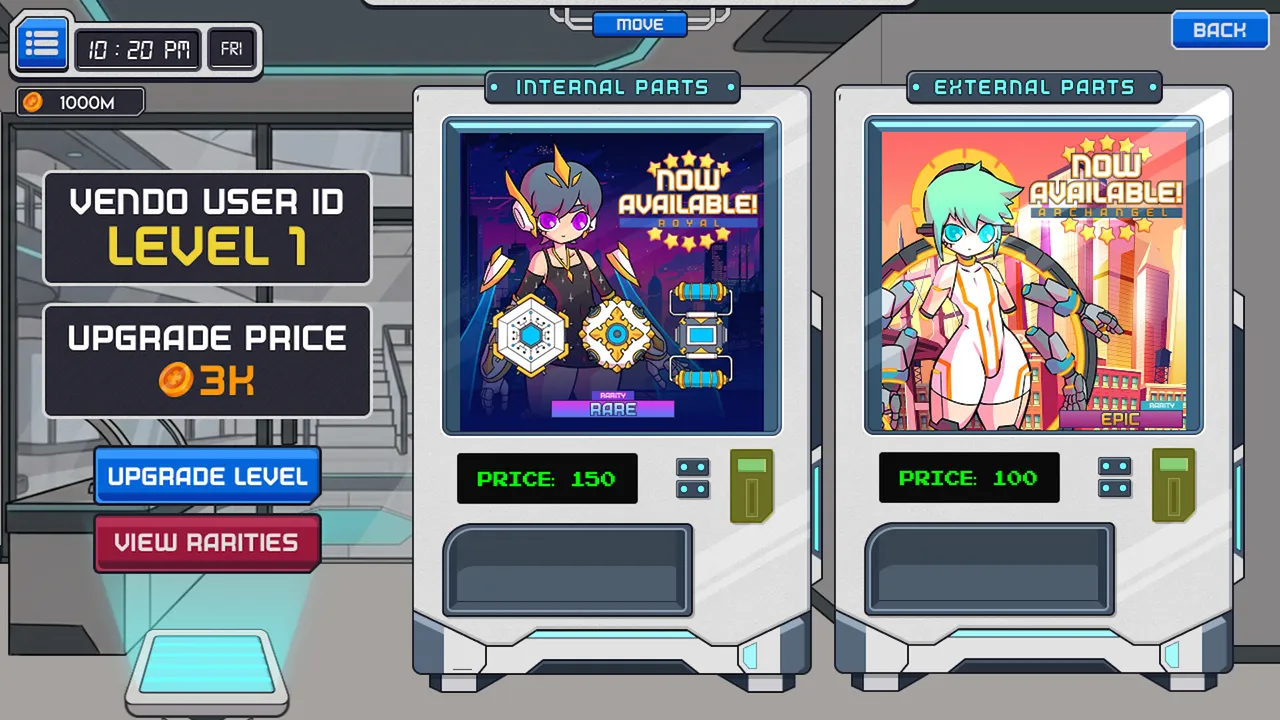 Fembot Vending Machine Screenshot 1