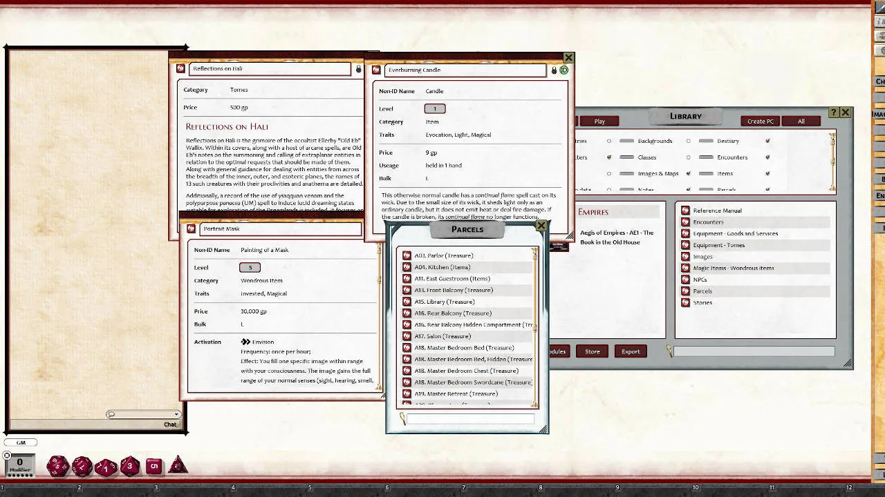 Fantasy Grounds - Aegis of Empires 1: The Book in the Old House Screenshot 0