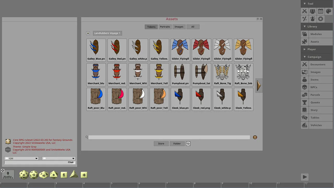 Fantasy Grounds - Landlubber's Voyage 1! Screenshot 3