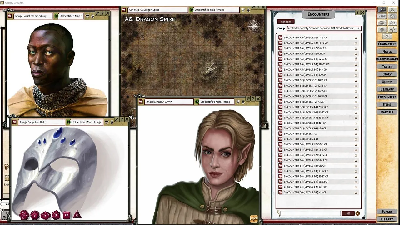 Fantasy Grounds - Pathfinder 2 RPG - Pathfinder Society Scenario #2-01: Citadel of Corruption Screenshot 1
