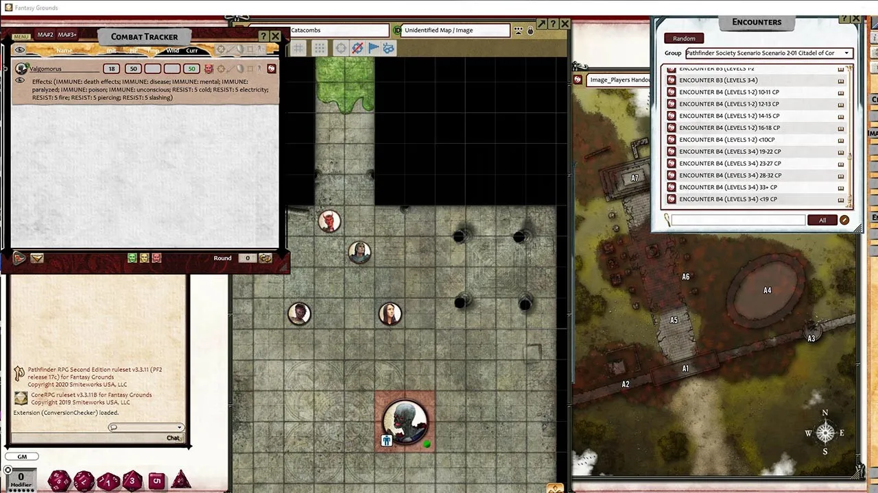 Fantasy Grounds - Pathfinder 2 RPG - Pathfinder Society Scenario #2-01: Citadel of Corruption Screenshot 2