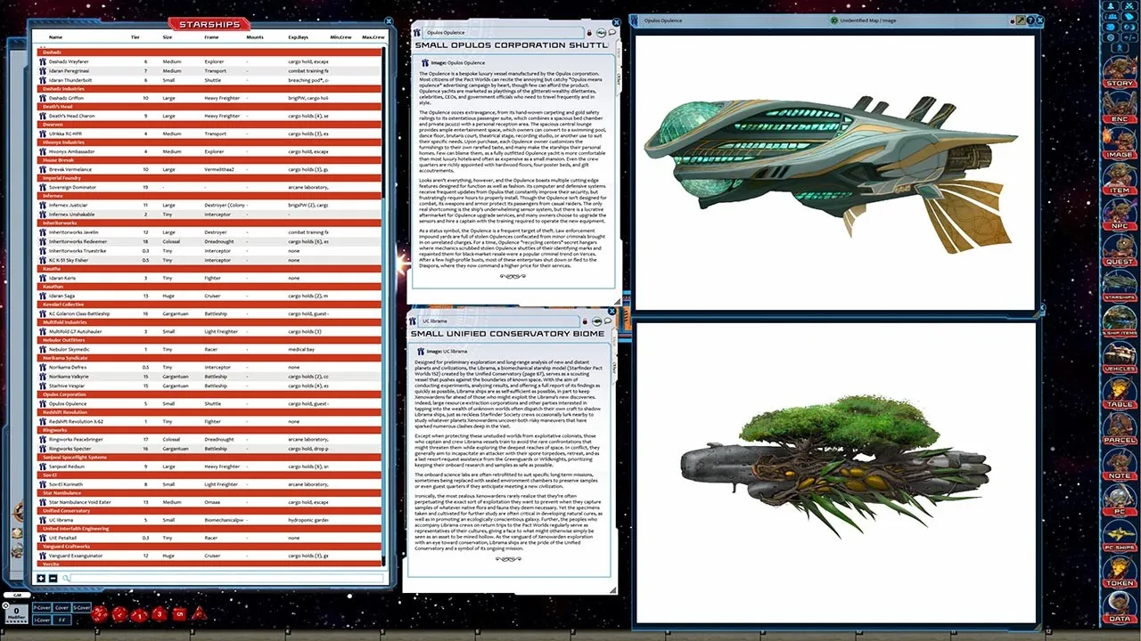 Fantasy Grounds - Starfinder RPG - Starship Operations Manual Screenshot 6