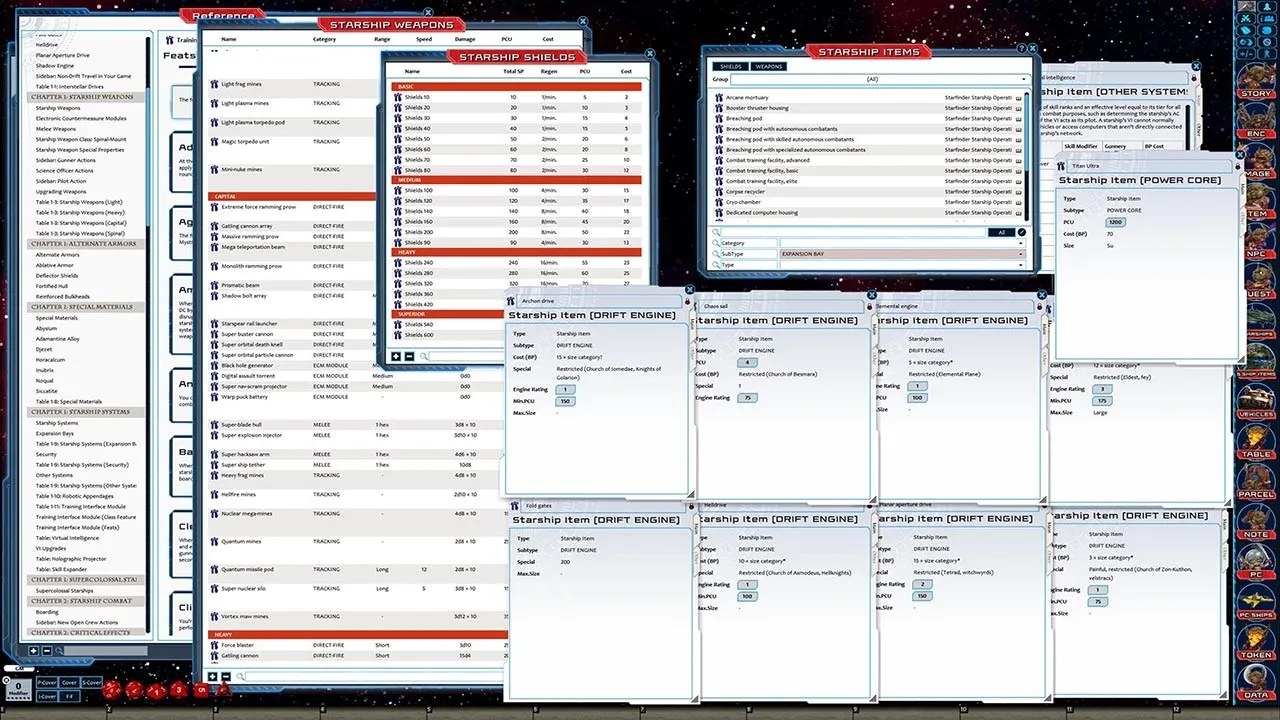 Fantasy Grounds - Starfinder RPG - Starship Operations Manual Screenshot 7