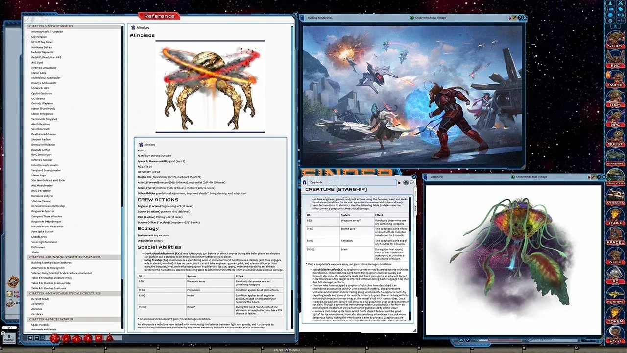 Fantasy Grounds - Starfinder RPG - Starship Operations Manual Screenshot 2