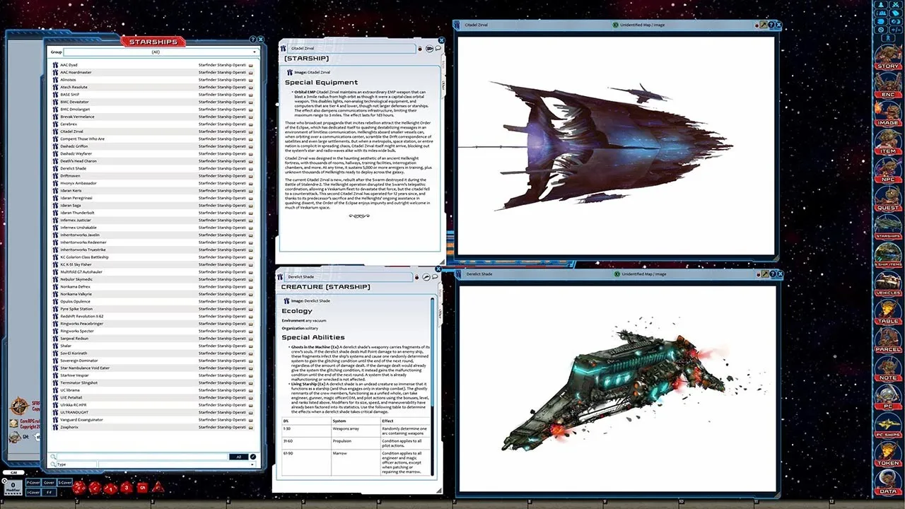 Fantasy Grounds - Starfinder RPG - Starship Operations Manual Screenshot 4