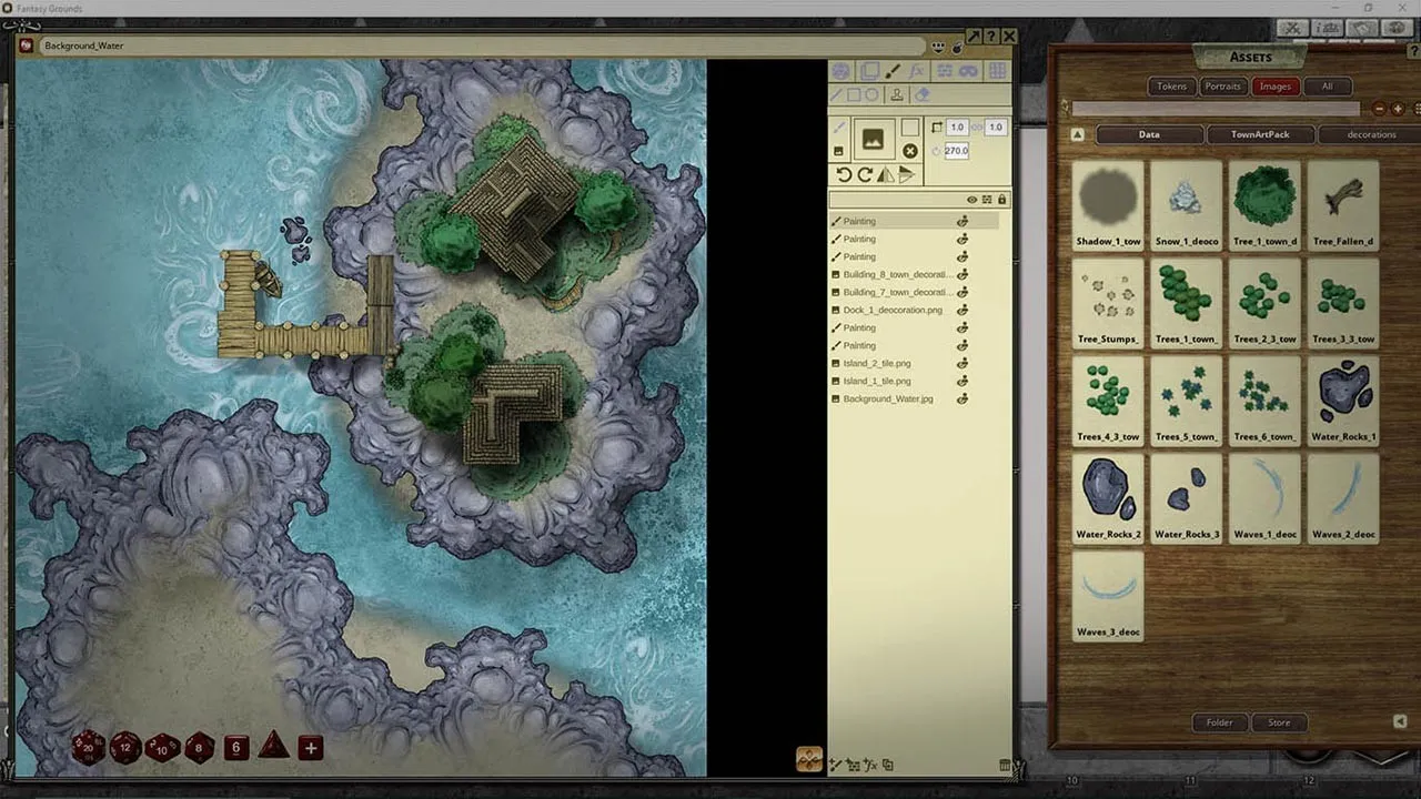 Fantasy Grounds - FG Town Maps 2 Screenshot 0