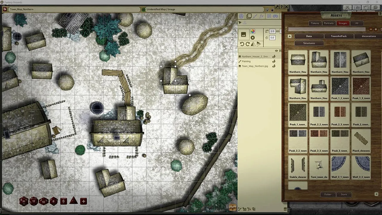 Fantasy Grounds - FG Town Maps 2 Screenshot 1