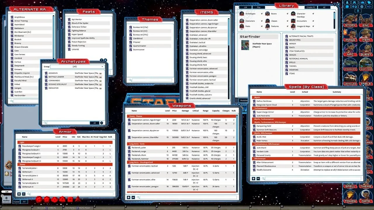 Fantasy Grounds - Starfinder RPG - Near Space Screenshot 5