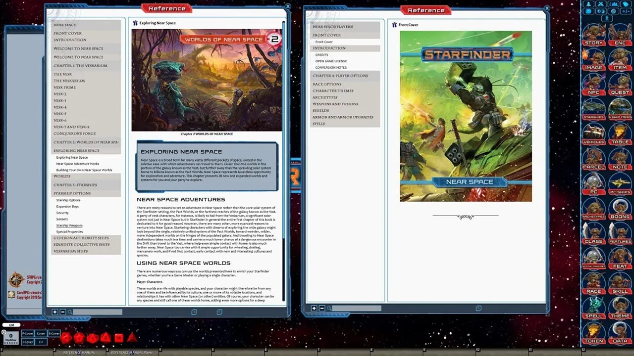 Fantasy Grounds - Starfinder RPG - Near Space Screenshot 0