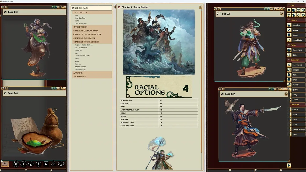 Fantasy Grounds - Pathfinder RPG - Campaign Setting: Inner Sea Races Screenshot 5
