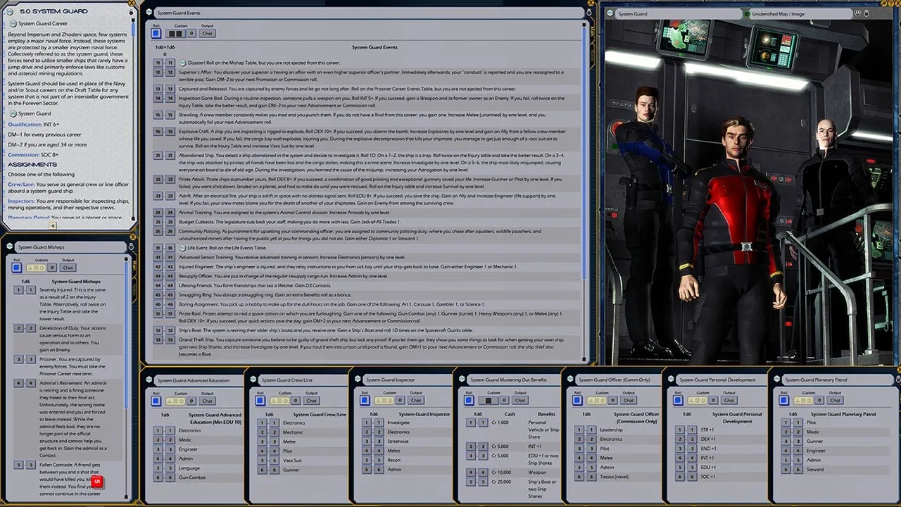 Fantasy Grounds - Foreven Worlds: Careers Beyond the Claw Screenshot 0
