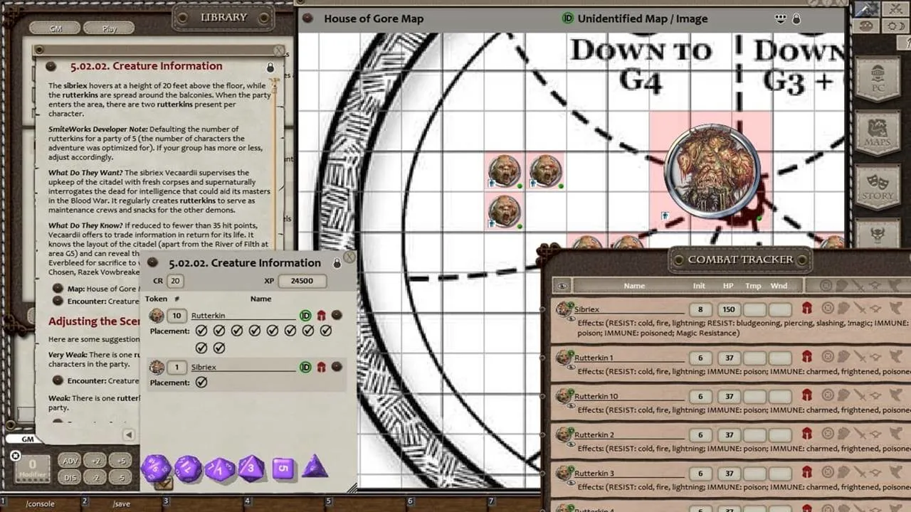 Fantasy Grounds - D&D Adventurers League 09-19 Fang and Claw Screenshot 3