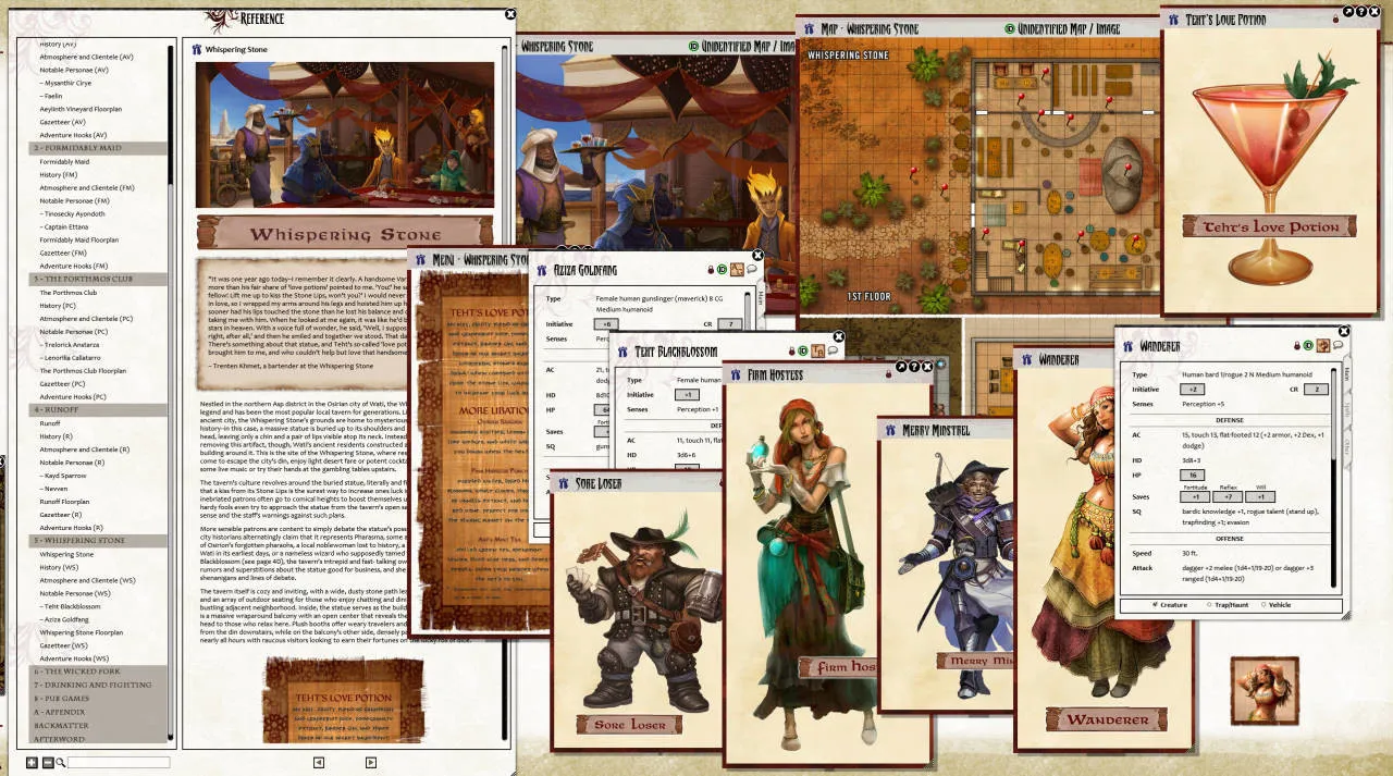 Fantasy Grounds - Pathfinder RPG - Campaign Setting: Inner Sea Taverns Screenshot 4