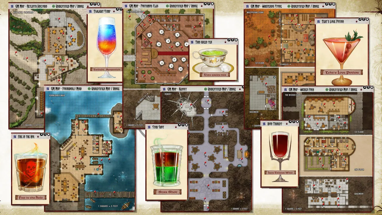 Fantasy Grounds - Pathfinder RPG - Campaign Setting: Inner Sea Taverns Screenshot 2