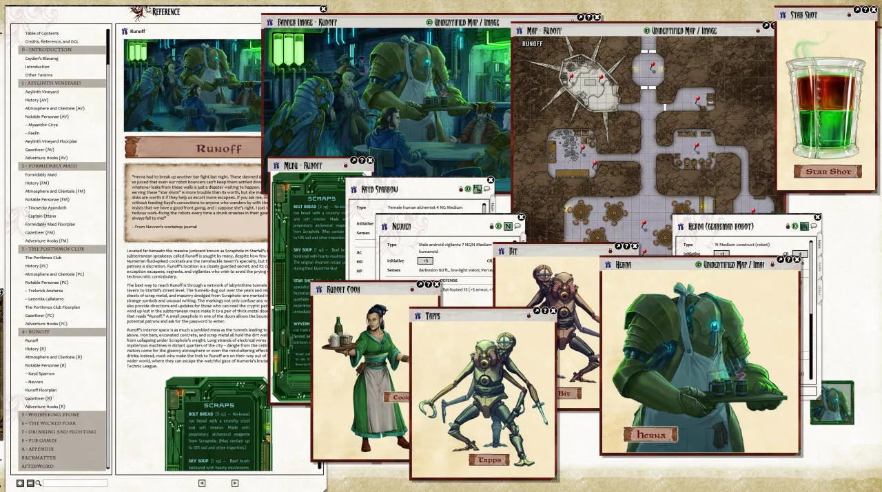 Fantasy Grounds - Pathfinder RPG - Campaign Setting: Inner Sea Taverns Screenshot 8